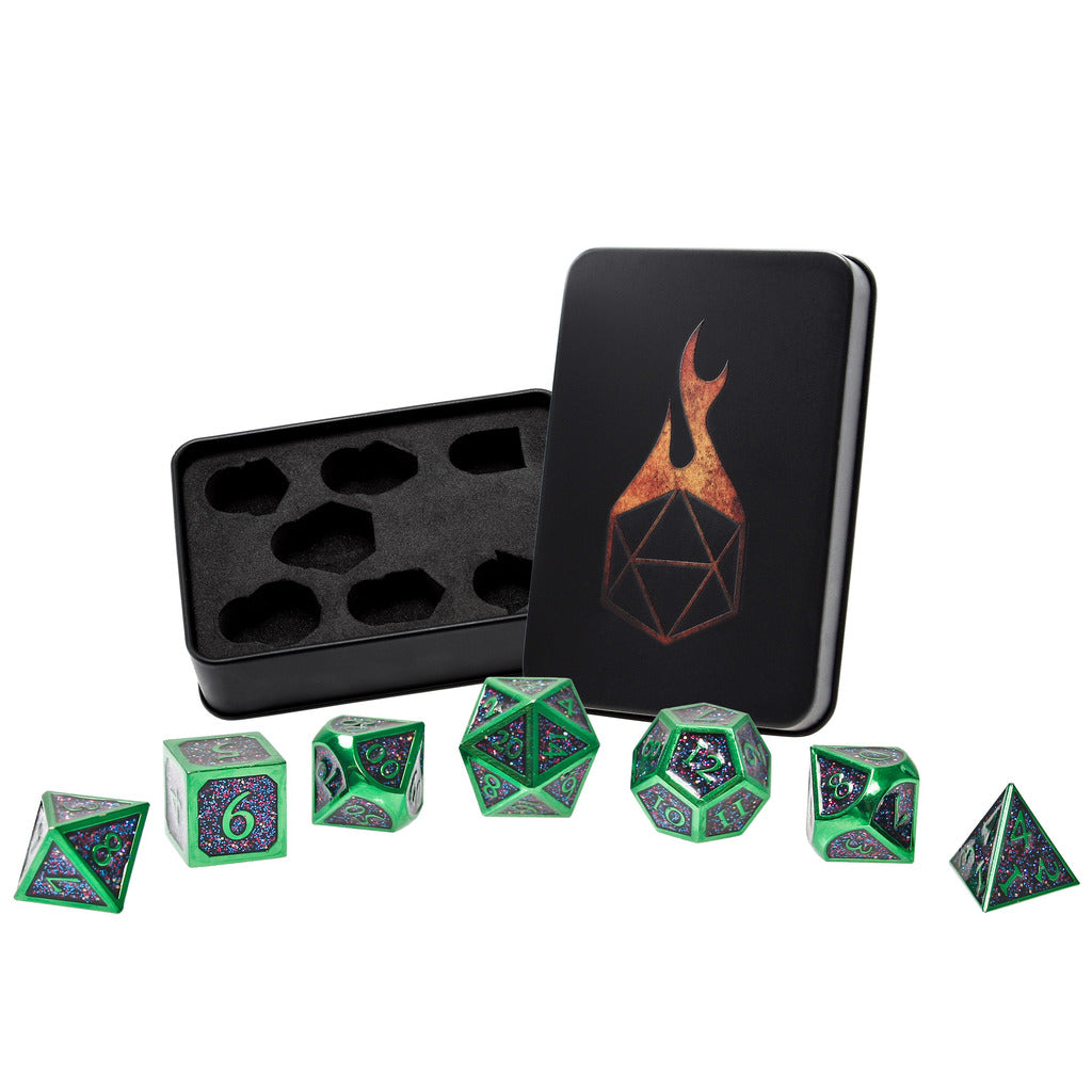 Necrotic Joy Set of 7 Metal Dice