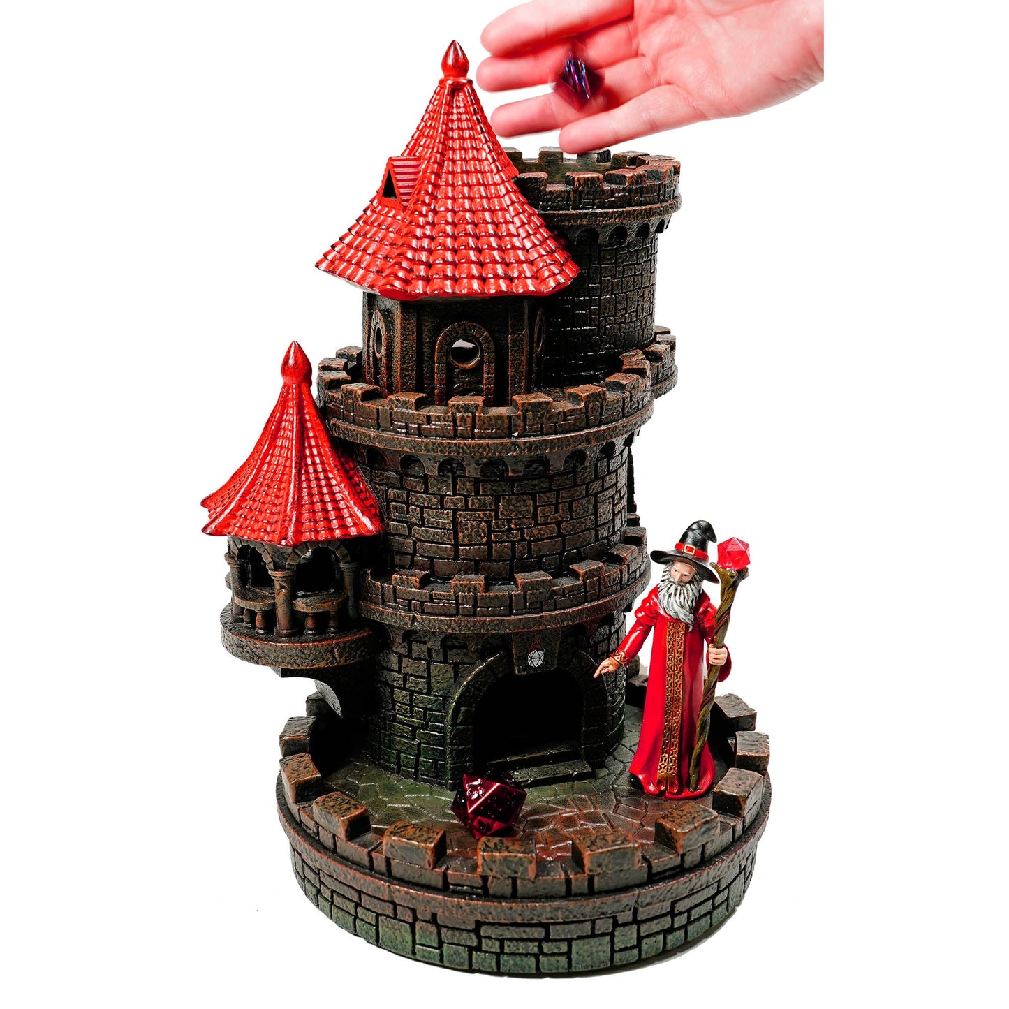 Red Wizard's Tower Dice Tower