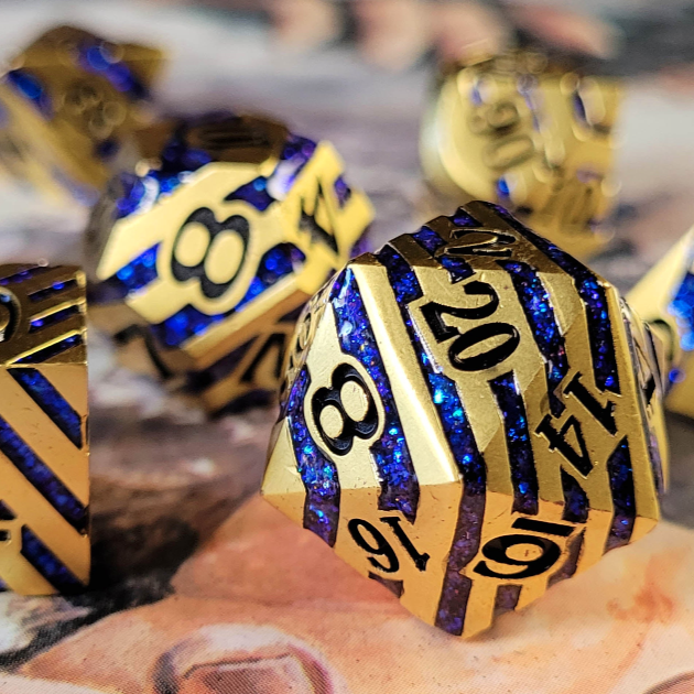 Sphinx's Calling 7-Piece Metal Dice Set