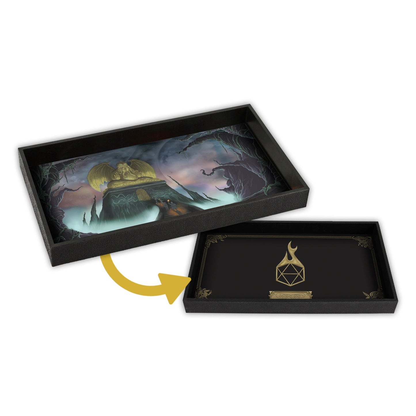 Temple of Cthulhu Reversible Dice Tray