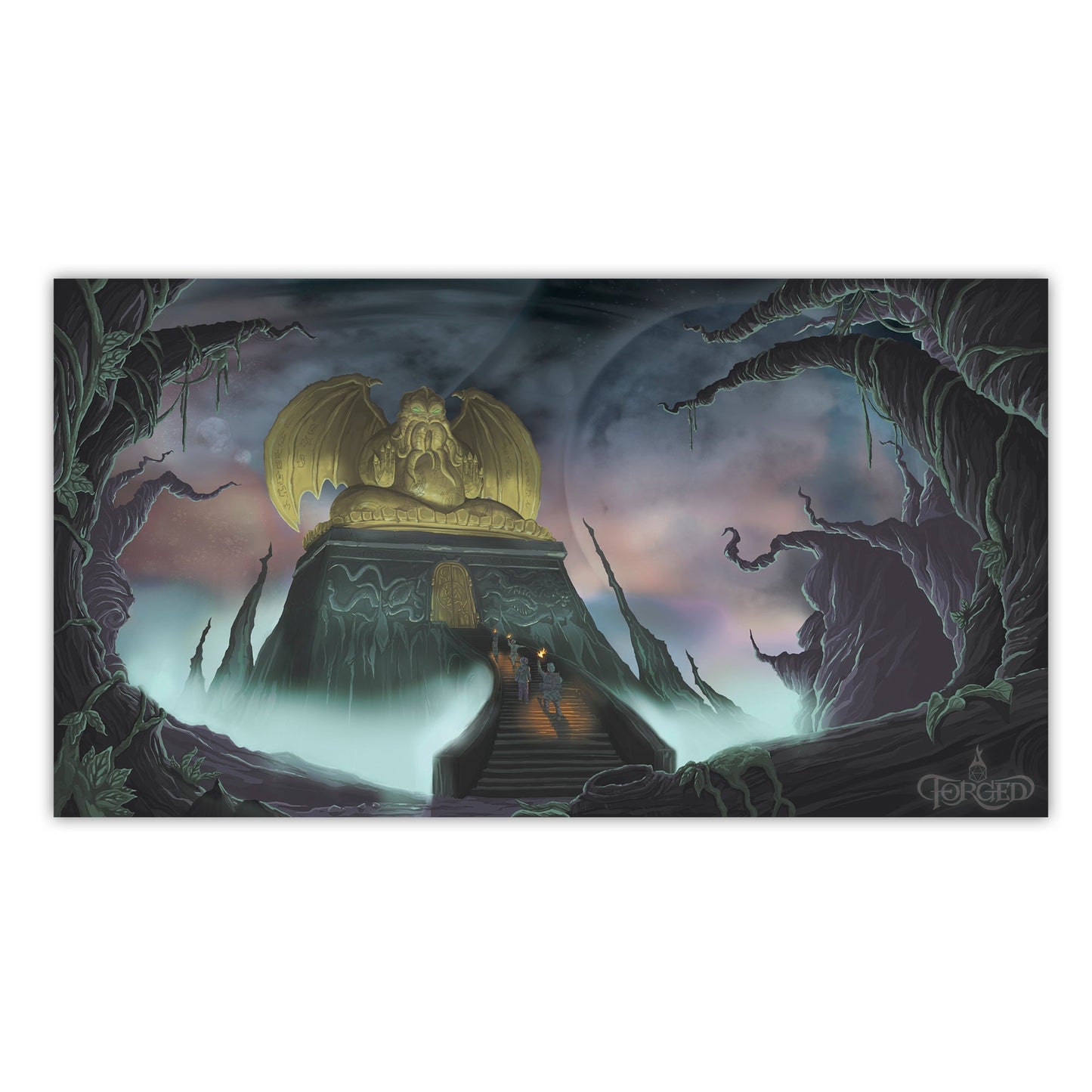 Temple of Cthulhu Reversible Dice Tray