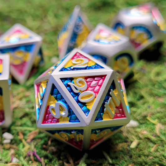 Pan Dragon 7-Piece Metal Dice Set